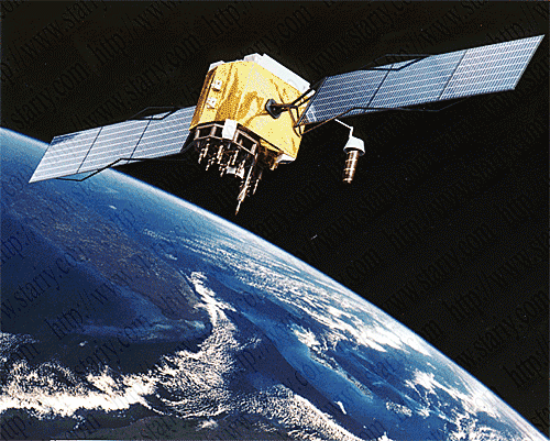 GPS (Global Positioning System). Satellite.