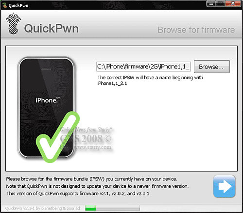 Инструкция по обновлению программного обеспечения Apple iPhone до версии 2.1 с джайлбрейком (Jailbreak) и установкой программ Installer и Cydia.