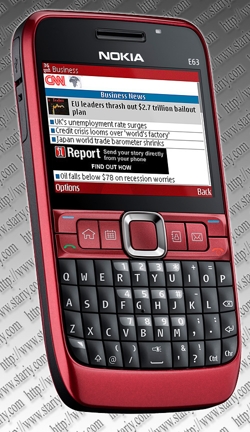 Nokia E63 Ruby Red