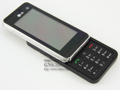 LG KF700 Bright Silver. Тройное управление.