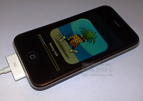 Обновление прошивки Apple iPhone 3G с джайлбрейком (Jailbreak) и установкой программ Installer и Cydia.